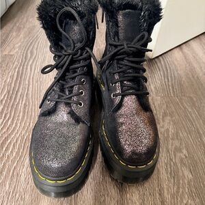 Dr. Martens Jadon Metallic Platform Boots